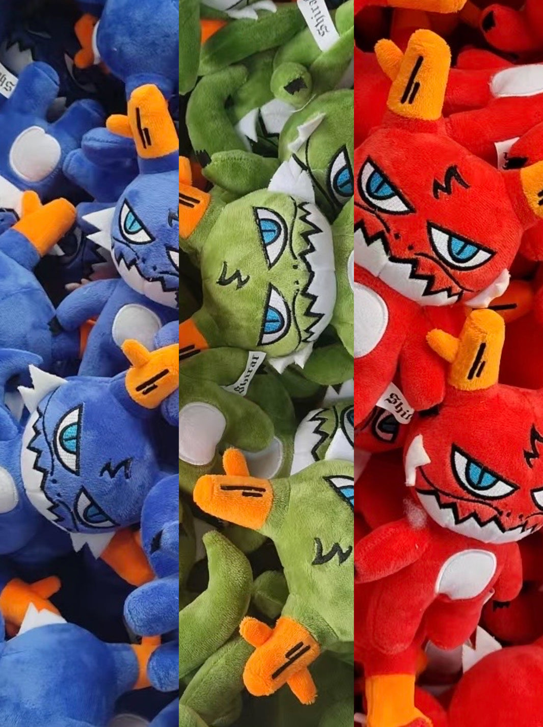 シラフレッド、ブルー、グリーンセット